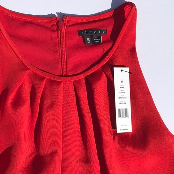 Theory stretchy silk top - Picture 2 of 5